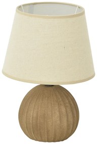 Επιτραπέζιο φωτιστικό Melanie Inart Ε14 κεραμικό σε γκρι antique- μπεζ απόχρωση Φ22x30εκ