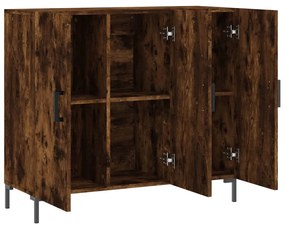 vidaXL Ντουλάπι Καπνιστή Δρυς 90x34x80 εκ. Επεξεργασμένο Ξύλο