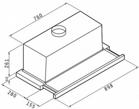 Απορροφητήρας Pyramis Turbo 90cm Essential