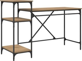 vidaXL Γραφείο Artisan Oak Επεξεργασμένο ξύλο 135 x 50 x 90 cm