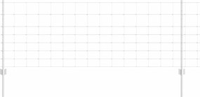 vidaXL Άγριος Φράκτης με Στηρίγματα 50 x 0,8 μ (Π x Υ)