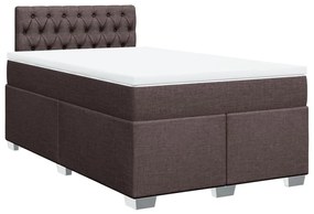 ΚΡΕΒΑΤΙ BOXSPRING ΜΕ ΣΤΡΩΜΑ ΣΚΟΥΡΟ ΚΑΦΕ 120X190 ΕΚ ΥΦΑΣΜΑΤΙΝΟ 3285837