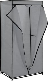 vidaXL Ντουλάπα Γκρι 75x50x160 εκ.