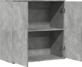 vidaXL Ντουλάπι Γκρι Σκυροδέματος 79x38x80 εκ. Επεξεργασμένο Ξύλο