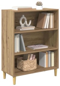 vidaXL Πλαϊνό γραφείο Artisan Oak 69,5 x 32,5 x 90 εκ