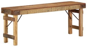vidaXL Πάγκος 110x35x46 εκ. από μασίφ ανακυκλωμένο ξύλο