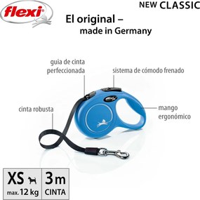 Λουρί Σκύλου Trixie New Classic Μπλε 3 m