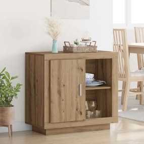 vidaXL Πλαϊνό γραφείο artisan δρυς 40 x 80 x 75 εκ. Επεξεργασμένο ξύλο