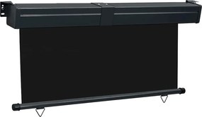 vidaXL Σκίαστρο Βεράντας Πλαϊνό Μαύρο 165 x 250 εκ.