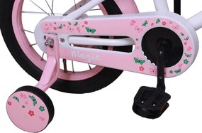 Magic 14 Inch 22 cm Girls Coaster Brake White