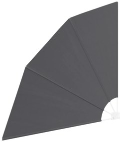 vidaXL Αδιάφανο σκίαστρο μπαλκονιού Μαύρο 140 x 140 cm ύφασμα