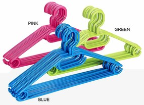 Κρεμάστρες Ρούχων (Σετ 10τμχ) Wenko Easy 14084100 Τυρκουάζ