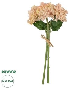 Artificial Garden SALMON PINK HYACINTH BOUQUET 21355 Τεχνητό Διακοσμητικό Μπουκέτο Ροζ Υάκυνθος Y30cm Globostar-21355-Ροζ 21355