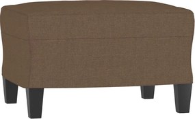 vidaXL Πολυθρόνα Καφέ 60 εκ. Υφασμάτινη με Υποπόδιο