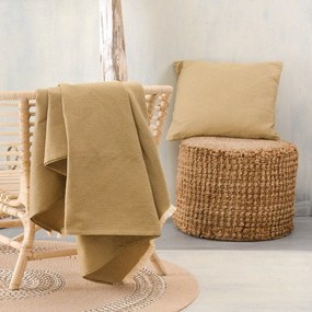 Ριχτάρι Veracruz Ocher Ρυθμός Τετραθέσιο 180x330cm Cotton-Polyester