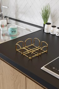 Napkin Holder Kare Peçetelik Gold