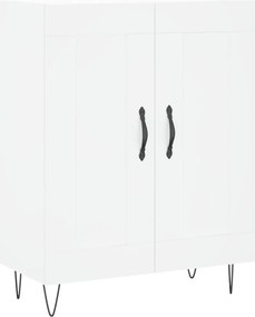 vidaXL Ντουλάπι Λευκό 69,5x34x180 εκ. από Επεξεργασμένο Ξύλο
