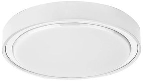 Adeleq Led Πλαφονιέρα Pc Στρογγυλή Φ300mm 18W 4000K Ip65 Λευκή 21-01810