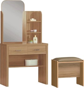 CALIBER Set Τουαλέτα + Σκαμπό Απόχρωση Sonoma Oak   1τμχ