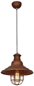 Φωτιστικό Οροφής  HL-216SG-1P FELICIA COPPER PENDANT - Μέταλλο - 77-2950