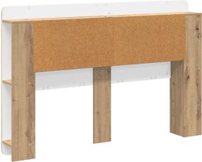 vidaXL Κρεβάτι με Κεφαλάρι Artisan Δρυς 160 cm