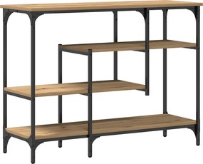 vidaXL Τραπέζι Κονσόλας artisan δρυς 100 x 35 x 75 εκ.