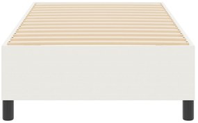 vidaXL Κρεβάτι Box Spring Κρέμ Μονό Κορντούρα