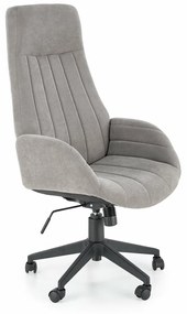 Καρέκλα γραφείου Houston 1546, Γκρι, 113x62x70cm, 17 kg, Με ρόδες, Με μπράτσα, Μηχανισμός καρέκλας: Κλίση | Epipla1.gr