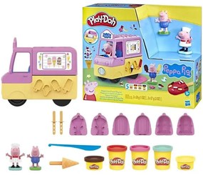 Πλαστελίνη - Παιχνίδι Play-Doh Παγωτατζίδικο Peppa Pig F3597 Multi Hasbro