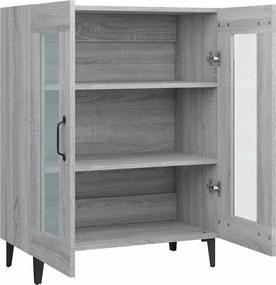 vidaXL Ντουλάπι Γκρι Sonoma 69,5 x 34 x 90 εκ. από Επεξεργασμένο Ξύλο