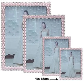 MarHome ΡΟΖ ΕΠΑΡΓΥΡΗ ΚΟΡΝΙΖΑ ΠΕΡΛΕΣ 10x15cm 30/ΚΙΒ  15-1077-46 ROZ