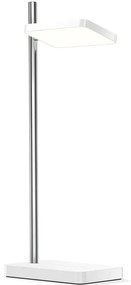 Φωτιστικό Επιτραπέζιο Με Ασύρματο Φορτιστή Talia 10569 9,9x16,3x39,5cm Dim Led 350lm 5,1W 3000K White-Silver Pablo Designs