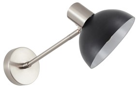 SE21-NM-22-MS3 ADEPT WALL LAMP Nickel Matt Wall lamp Black Shade+ HOMELIGHTING 77-8333