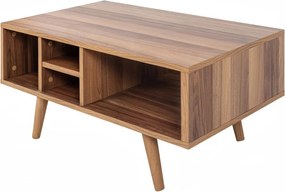 Τραπεζάκι Σαλονιού Καρυδί POPRONA 90x55x18