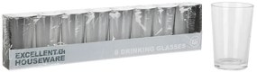 Σετ Γυάλινα Ποτήρια Excellent Houseware χωρητικότητας 240ml - 8 τεμάχια