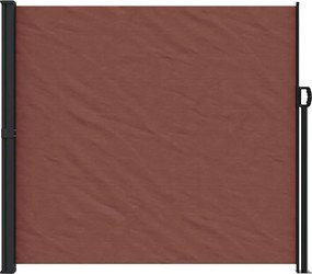 vidaXL Σκίαστρο Πλαϊνό Συρόμενο Καφέ 180 x 500 εκ.