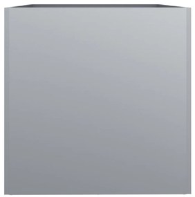vidaXL Ζαρντινιέρα Ασημί 62x40x39 εκ. από Γαλβανισμένο Χάλυβα