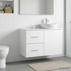 vidaXL Ντουλάπι Μπάνιου Ενδιάμεσο Λευκό 30 x 41 x 50 εκ.