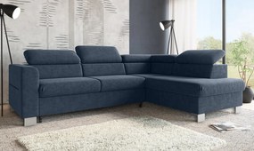 Γωνιακός Καναπές Κρεβάτι Bella Μπλε με αποθηκευτικό χώρο 255x193x95cm - Δεξιά Γωνία - TED4589