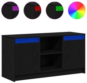 vidaXL Ντουλάπι TV Μαύρο 100 x 34 x 50 εκ Επεξεργασμένο ξύλο