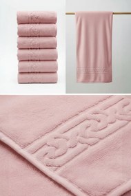 Stewehome Σετ 6 τεμαχίων γκρι βαμβακερές πετσέτες χεριών 50x90 cm