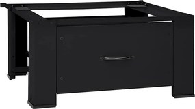 vidaXL Βάση Πλυντηρίου Ρούχων Μαύρο 64 x 55 x 32,5 εκ Ατσάλι
