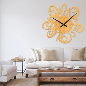 Ρολόι τοίχου  εσωτερικού χώρου ξύλινο clock5 - Clock5-Άχρωμο, 1mx1m