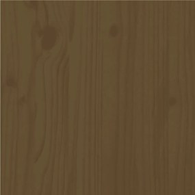 Πλαίσιο Κρεβατιού Μελί 135 x 190 εκ Ξύλο Πεύκου Double - Καφέ