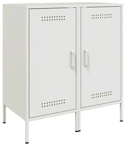 vidaXL Ντουλάπια 2 Τεμ. Λευκά 36 x 39 x 79 εκ. από Χάλυβα