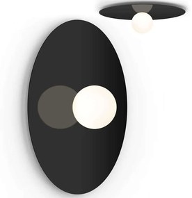 Φωτιστικό Τοίχου - Οροφής Bola Disc 32/8 10701 20,2x81,2cm Dim Led 1710lm 20W Black Pablo Designs