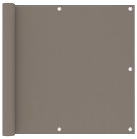 vidaXL Διαχωριστικό Βεράντας Taupe 90 x 300 εκ. Ύφασμα Oxford