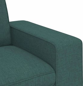 vidaXL Σετ Καναπέ 2 τμχ. Σκούρο Πράσινο ύφασμα