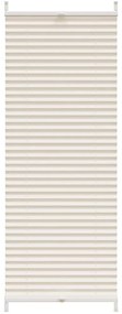 vidaXL Πλισέ ρόλερ σκίασης 60x100cm Κρεμ