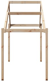 vidaXL Οροφή Κρεβατιού Παιδική 213x95,5x144,5 εκ. Μασίφ Ξύλο Πεύκου